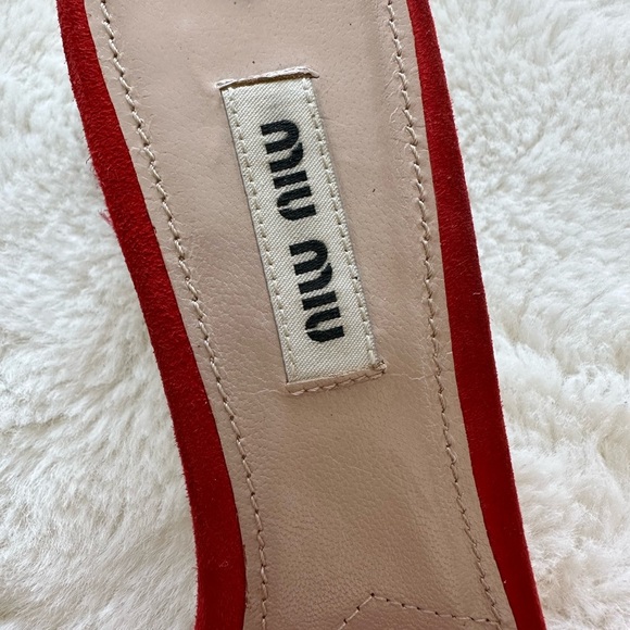 Miu Miu women heel slides size 37 EU Authentic - Picture 3 of 6